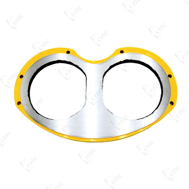 Putzmeister Concrete Pump Part 519314 Spectacle Wear Plate 540 DURO22 For Putzmeister Concrete Pump